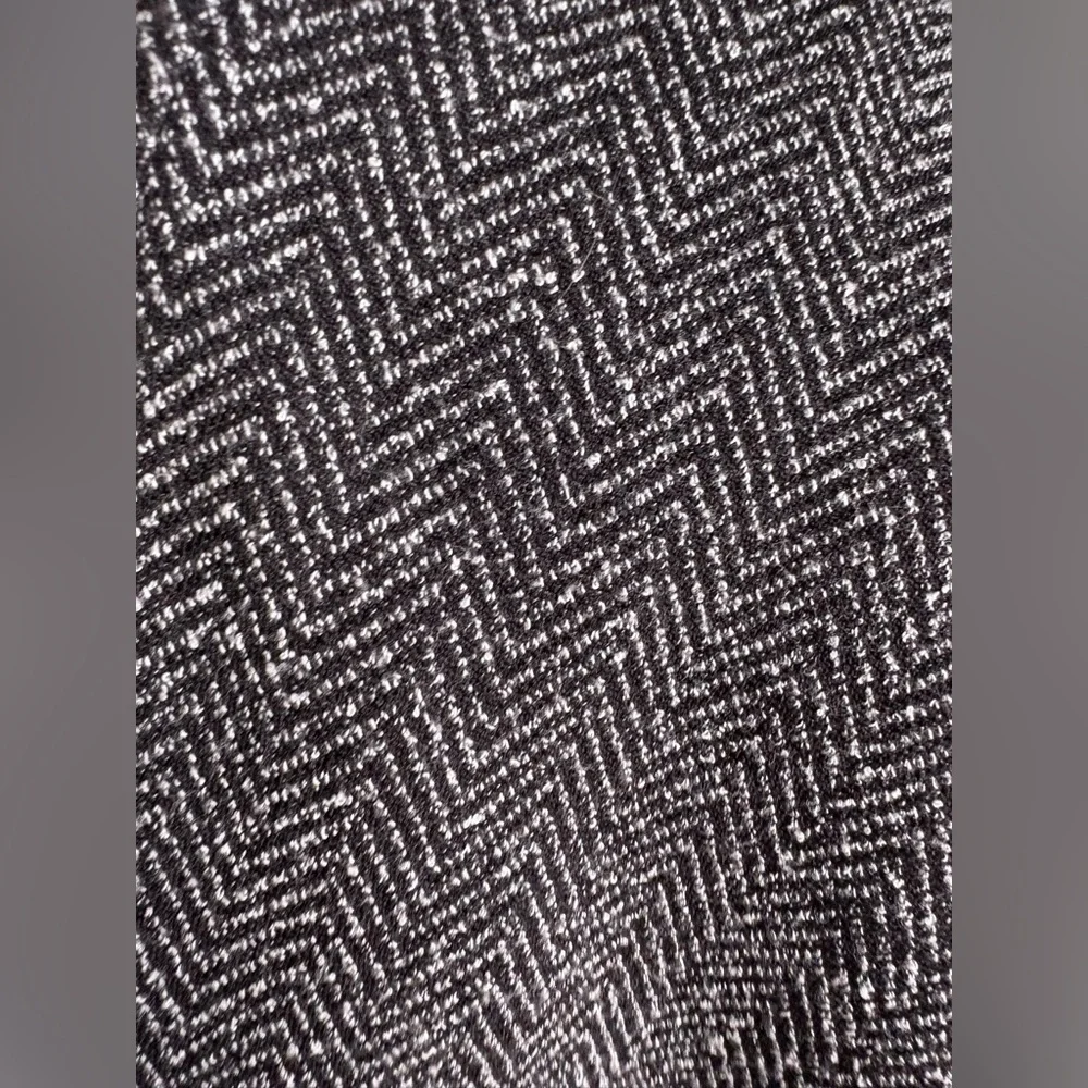 Chevron Herringbone print Pencil midi Skirt size 8 - Picture 5 of 5